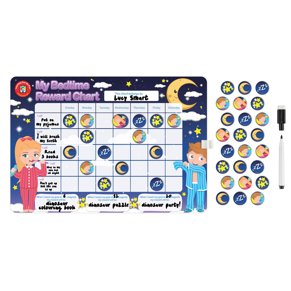 Bedtime Incentive Chart Reward Chart Magnetic My Bedtime – playspy